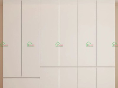 Tủ Áo MDF Melamine Trắng TA78 - Thiết Kế Hiện Đại, Tinh Tế   Nội Thất Bảo Nam 0