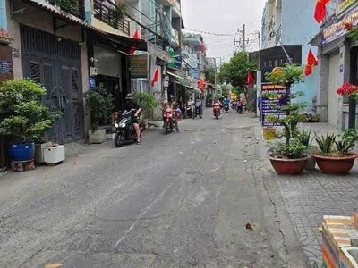 Nhà hẻm góc 2 mt hẻm Hương Lộ 3, Bình Hưng Hòa dt 66,8m2 1 lầu 2pn 2wc giá 6,3 tỷ 8
