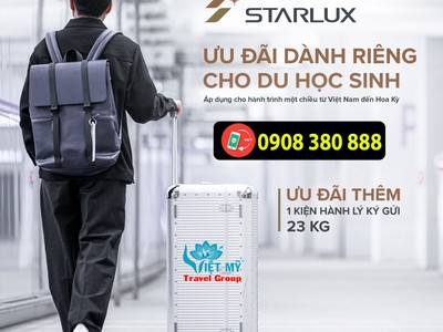Starlux Airlines ưu đãi độc quyền dành cho các du học sinh 0