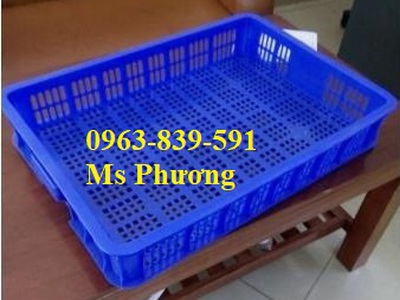 Sóng nhựa 1T0 siêu bền   Đựng hàng hóa, trái cây, linh kiện dễ dàng 1