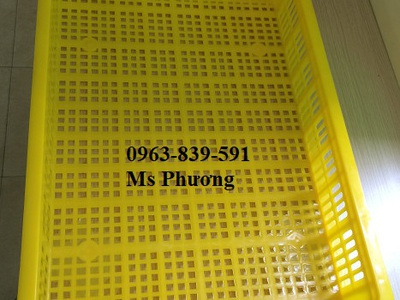 Sóng nhựa 1T0 siêu bền   Đựng hàng hóa, trái cây, linh kiện dễ dàng 2
