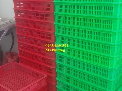 Sóng nhựa 1T0 siêu bền   Đựng hàng hóa, trái cây, linh kiện dễ dàng 3