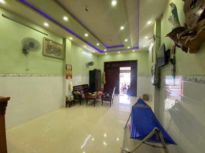 Bán nhà mặt tiền thạnh lộc 13 phường thạnh lộc q12  mặt tiền cách chợ cầu đồng 100m   dt 4 26 đúc 1