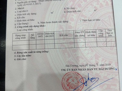 Bán đất ngõ phố Lý Quốc Bảo, phường Nhị Châu, TP HD, 66.7m2, hướng bắc, chỉ 1.5 tỷ 4