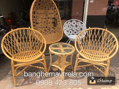 Ghế đơn mây tự nhiên phòng ngủ 1