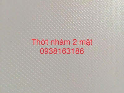 Đẩy tin Sửa tin Đăng thêm  Thớt Nhựa Thực Phẩm Mặt Nhám Có Tay Cầm 1