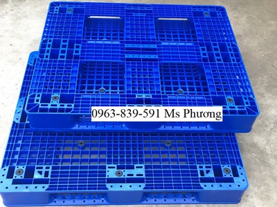 Pallet nhựa PL09LS thiết kế chắc chắn, lý tưởng cho kho xưởng lớn 1