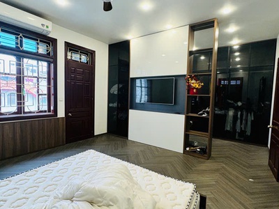 Hiếm - 210m2 - nhà 4 tầng - ngõ thông - 4 thoáng - gara ô tô - biệt thự sân vườn - hàng xóm khai 4