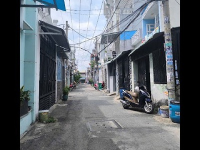 Cần bán gấp nhà 1 trệt lửng diện tích 4x17m, hẻm xe hơi 5m, sổ hồng riêng, khu vực an ninh đường 1