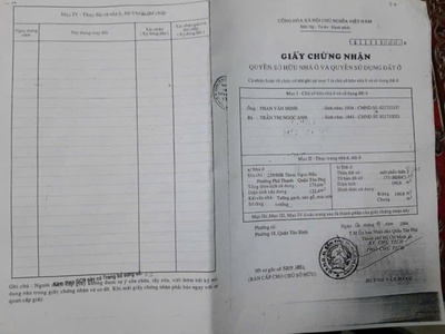Chính chủ cần bán nhanh nhà 2 mặt tiền thoại ngọc hầu,  phú thạnh tân phú, tp. hồ chí minh 4