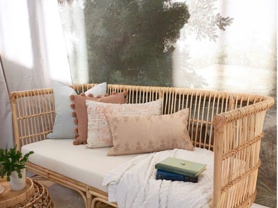 Ghế sofa mây kiểu đơn giản hiện đại 1