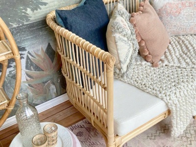 Ghế sofa mây kiểu đơn giản hiện đại 5