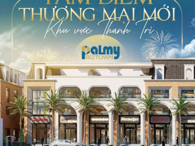 Bán lô liền kề Palmy Biztown Thanh Trì   75m    150tr/m  0