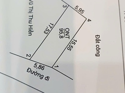 Bán lô đất xã hoàng văn thụ, chương mỹ-95.8m-giá 1.15 tỷ 1