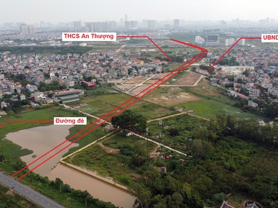 Bán nhà mặt tiền 6.4m  vàng  trục liên xã an thượng - giá 135 triệu/m , sổ đỏ chính chủ 0