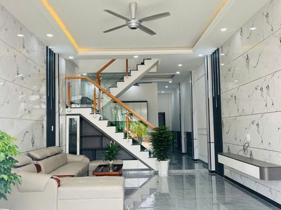 Bán nhà lầu đẹp, kdc thạnh phú, đường nhựa bàn cờ chỉ 2ty380 1