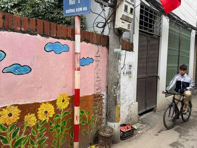 Bán nhà xây mới song phương, 4.5 tầng,57m2,  thang máy, song phương, hoài đức, hà nội 2