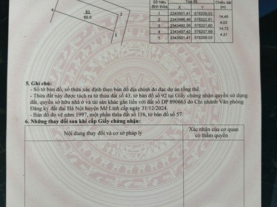 Đất đẹp tổ 9, tt quang minh, mê linh. gần kcn và trường cd y dược tuệ tĩnh 0