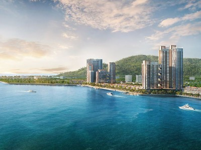 Căn góc 2 phòng ngủ 78m2 Sun Symphony giá 5.8 tỷ mặt sông Đà Nẵng, CK 20 1