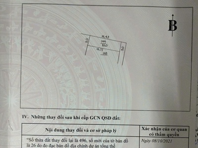 Chính chủ gửi bán lô đất đẹp 83m hướng Đông Nam, giá tốt đầu tư tại thôn Bãi, xã Cao Viên. 0