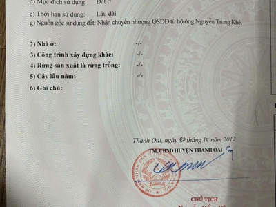 Chính chủ gửi bán lô đất đẹp 83m hướng Đông Nam, giá tốt đầu tư tại thôn Bãi, xã Cao Viên. 1