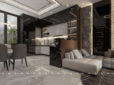Tủ bếp Acrylic Với Thiết Kế Tối Giản Và Tiện Lợi 0