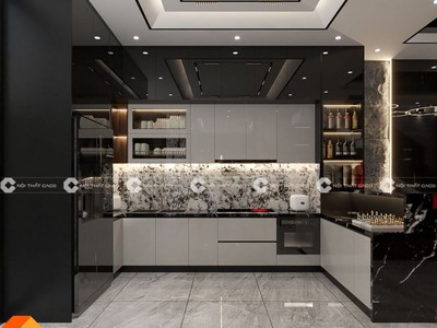Tủ bếp Acrylic Với Thiết Kế Tối Giản Và Tiện Lợi 1