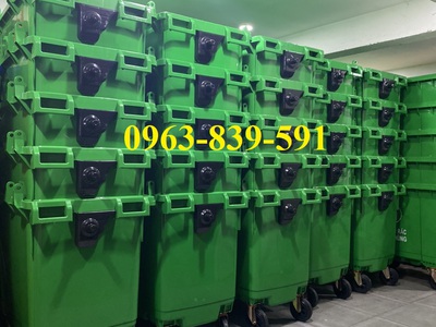 Thùng rác nhựa HDPE nhiều dung tích, thanh lý giá tốt tận kho 0