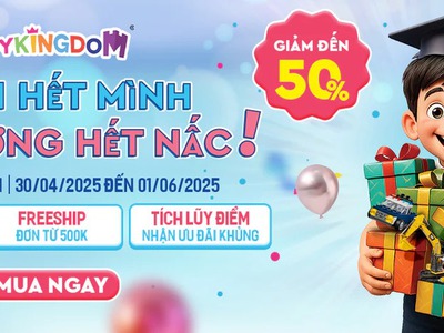Bé Vui Hết Mình, Quà Tặng Rộn Ràng Cùng Mykingdom 0