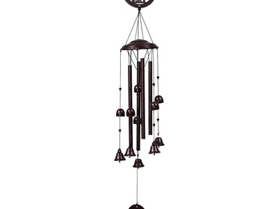 Chuông Gió Phong Thủy 4 Ống Hình Chó Hoàng Gia. 0