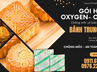Gói Hút Oxy O2X - Giữ Cho Bánh Trung Thu Luôn Tươi Ngon 3