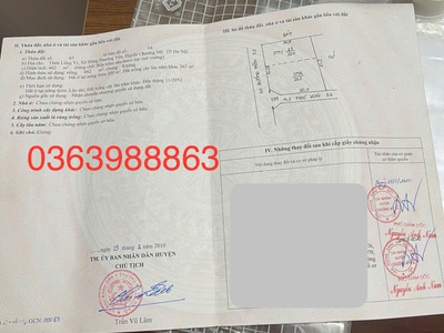 Cc cần bán lô đất 462m tại đông phương yên chương mỹ hà nội 0