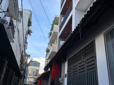 Chỉ 4 tỷ 45 nhà phố gò vấp hẻm xe hơi 52m2  4❌13  gần chợ thạch đà 1