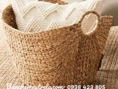 Giỏ đựng đồ mây tre trong khách sạn 4
