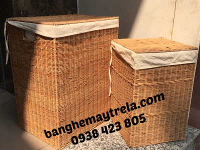 Giỏ đựng đồ mây tre trong khách sạn 9