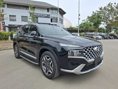 Chính chủ bán Santafe Premium 2.5L HTRAC, sản xuất 2022 màu đen, đăng ký tên cá nhân 2