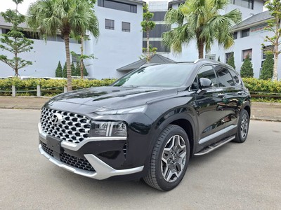 Chính chủ bán Santafe Premium 2.5L HTRAC, sản xuất 2022 màu đen, đăng ký tên cá nhân 9
