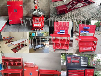 Xe đẩy 3 ngăn giúp lưu trữ bảo quản dụng cụ, đồ nghề, vật tư cơ khí 2