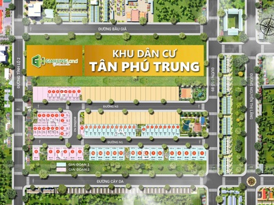 Cần bán nền đất đẹp tại Khu dân cư Tân Phú Trung, gần Vinhome Củ Chi. 3