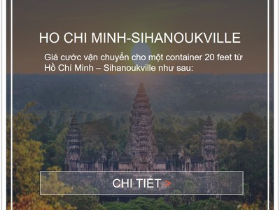 Giá cước vận chuyển hàng hóa từ Việt Nam đi Sihanoukville, Cambodia 0