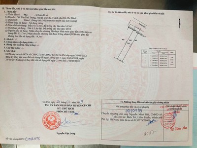 Cần Tiền Bán 166m2 Thổ Cư, xã Tân Phú Trung, Củ Chi giá 620 Triệu có Sổ Hồng Riêng. 3