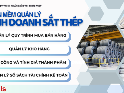 Phần mềm quản lý mua bán sắt, thép, inox 1