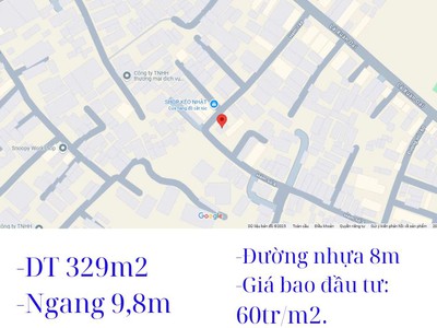 Cần bán đất hxh, dt 329m2, đ.lã xuân oai, tăng nhơn phú a, q9, thủ đức, gía chỉ 19,5 tỷ 1