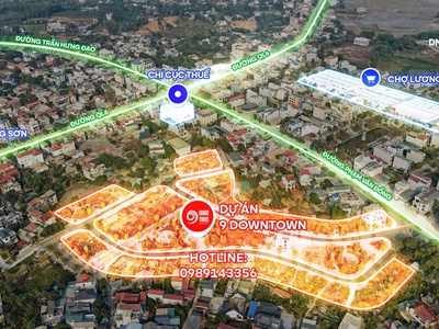 Cần bán lô đất nền diện tích 294m. đối diện công viên, trung tâm lương sơn. 0