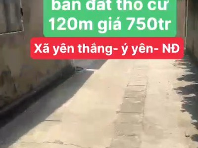 Hiếm  đất đẹp 120m thổ cư- giá tốt tại xã yên thắng- ý yên- nam định 4