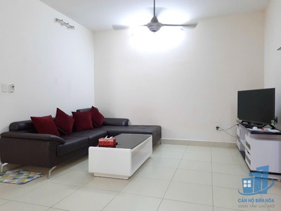 Cho thuê chung cư sơn an đẹp, 70m2, 2pn, gần bv đồng nai, giá 7tr 1
