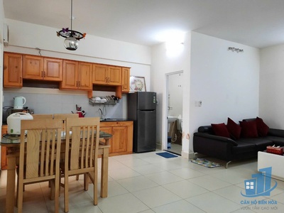 Cho thuê chung cư sơn an đẹp, 70m2, 2pn, gần bv đồng nai, giá 7tr 2