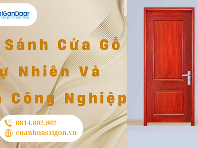 So sánh cửa gỗ tự nhiên và cửa công nghiệp 4