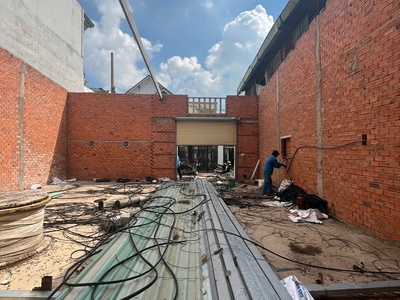 Bán đất hai mặt hẻm - full thổ cư 172 m2  9x19  -,đã xây tường và cổng ngõ - hẻm xe tải 1 trục 3