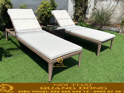 Ghế nằm thư giãn ngoài trời tại khách sạn, khu resort, chung cư,.. 5